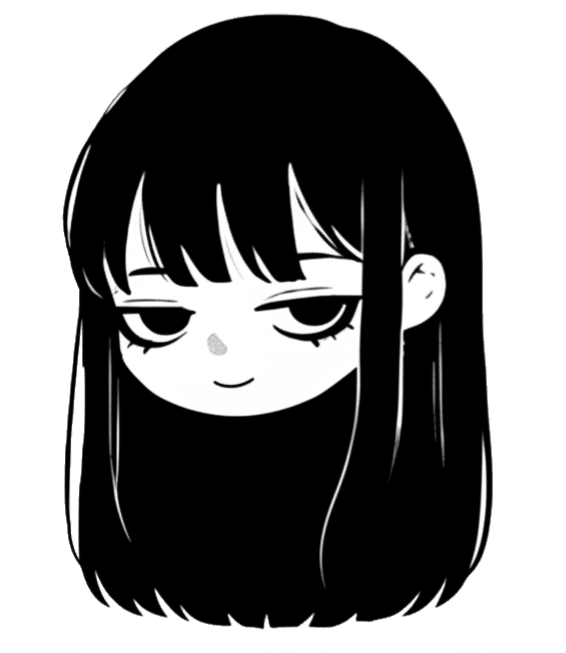 Ilustração do rosto da Mariana, logo do livro.